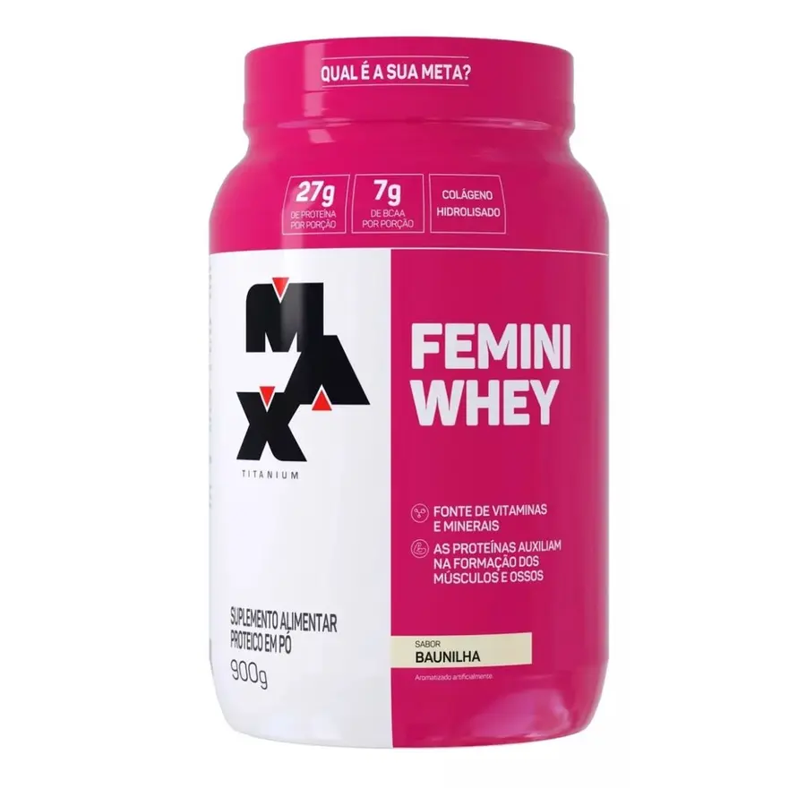 Pote de Femini Whey Max Titanium